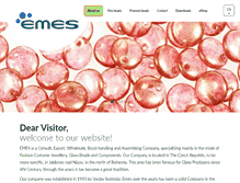 Tablet Screenshot of emes-glass.com
